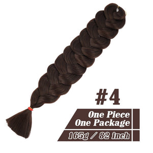 82 Inch Xpression Jumbo Braiding Hair 165g Pre Stretched Twist Braids Synthetic Hair Extensions