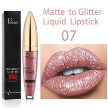 Load image into Gallery viewer, Sexy Shiny Lip Gloss Long Lasting Glitter Lipstick Liquid Shiny Lip Gloss Diamond Waterproof Pearl Lipgloss Women Lip Makeup
