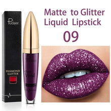 Load image into Gallery viewer, Sexy Shiny Lip Gloss Long Lasting Glitter Lipstick Liquid Shiny Lip Gloss Diamond Waterproof Pearl Lipgloss Women Lip Makeup
