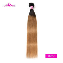 Load image into Gallery viewer, Brazilian Straight  1/3/4 Bundles Ombre 100% Human Hair Weave Bundles
