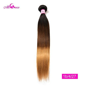 Brazilian Straight  1/3/4 Bundles Ombre 100% Human Hair Weave Bundles