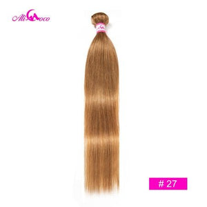 Brazilian Straight  1/3/4 Bundles Ombre 100% Human Hair Weave Bundles