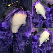 Load image into Gallery viewer, 13x4 Ombre Color Lace Front Human Hair Wig Glueless Brazilian
