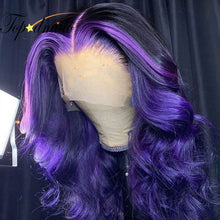 Load image into Gallery viewer, 13x4 Ombre Color Lace Front Human Hair Wig Glueless Brazilian
