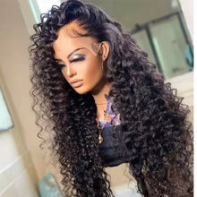 Load image into Gallery viewer, Loose Deep Wave HD Frontal Wig Curly Human Hair Brazilian 13x4 Wet And Wavy Water Wave Full Lace Front Wig
