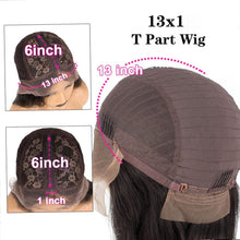 Load image into Gallery viewer, Burgundy Straight Lace Front HD Transparent Human Hair Wig Pre Plucked
